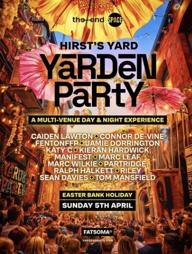 Yarden Party Afterparty! @ Space Leeds – 5th April!