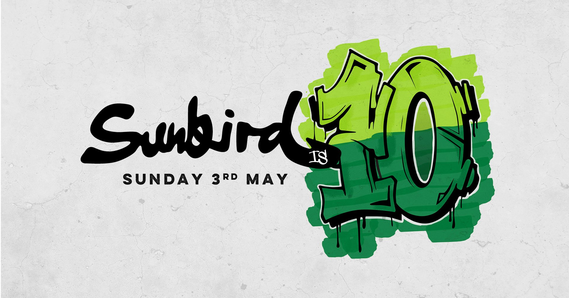 Sunbird is 10 feat Dwelled, Sky Valley Mistress, LUNATHUG, Denim Breakfast, BOI TOI, Pre-Empted – Sunday 3rd May 2026 | Sunbird Records, Darwen