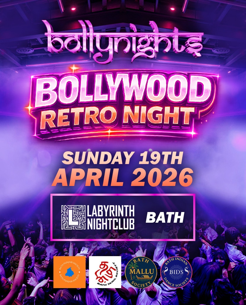 Bollynights Bath – Retro Night | Sunday 19th April | Labyrinth Nightclub
