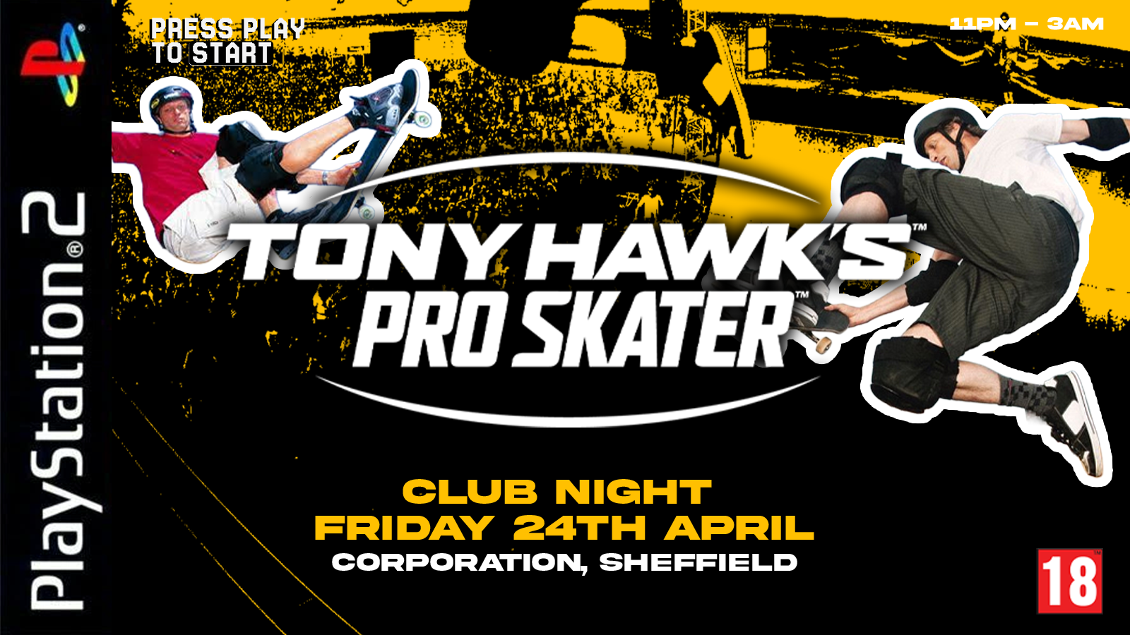 Tony Hawk Pro Skater Club Night | Friday Corp