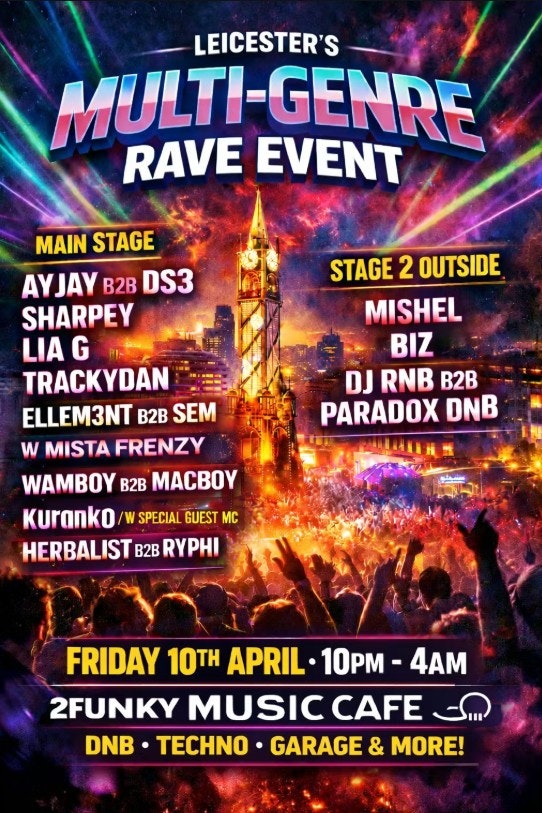 Leicesters multi genre rave event