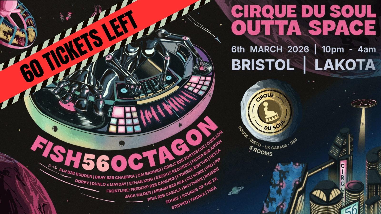 Cirque Du Soul: Bristol // Outta Space