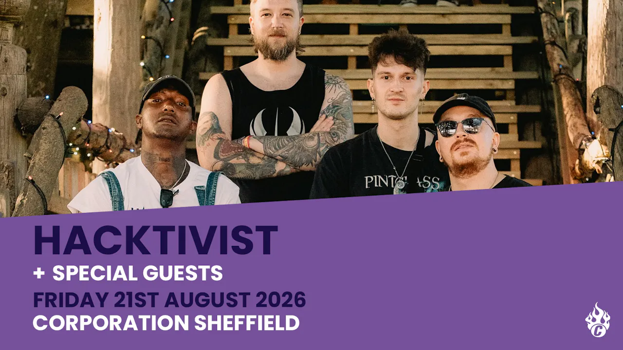 Hacktivist poster at Corporation