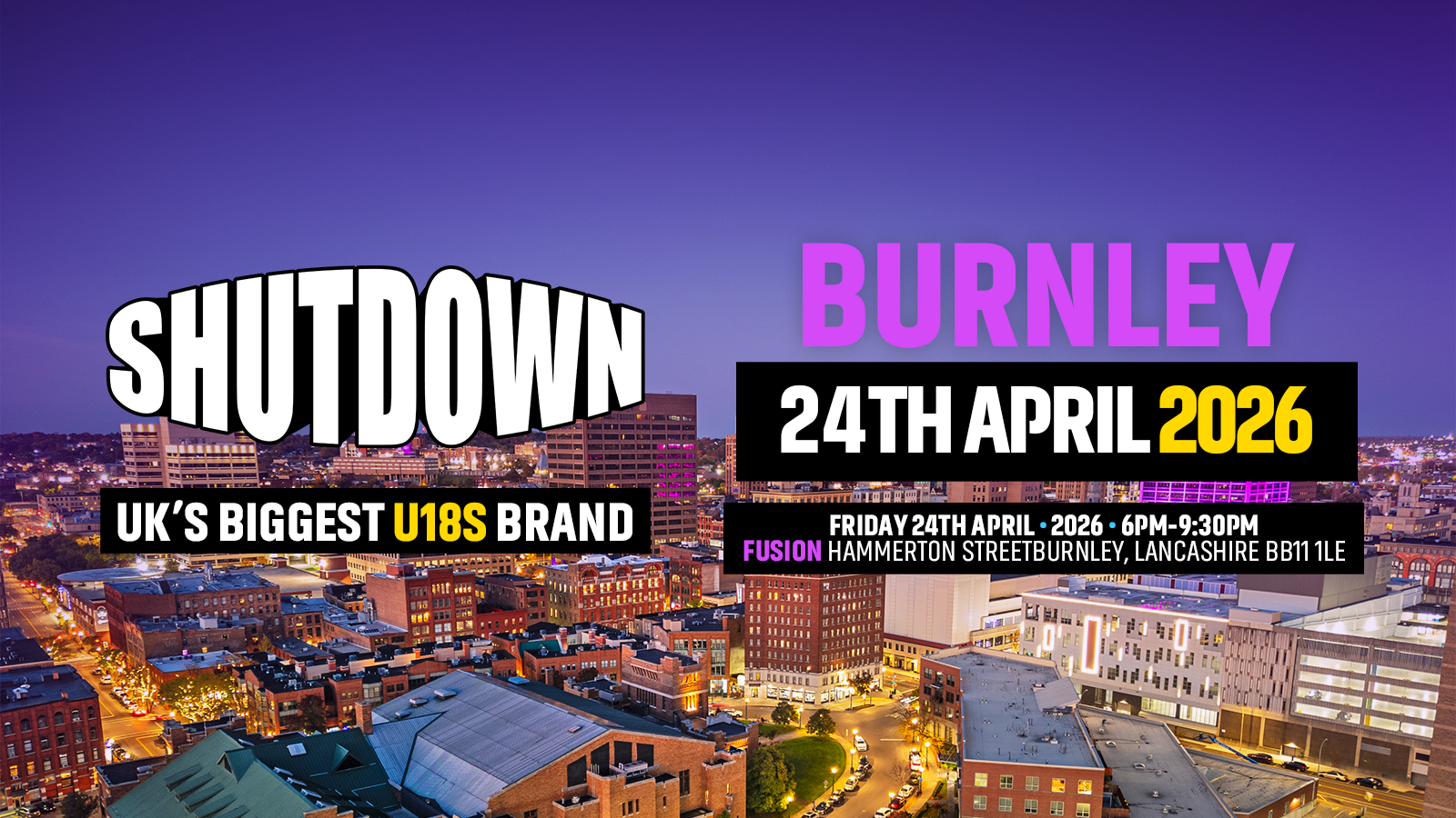 Shutdown: U18s Burnley