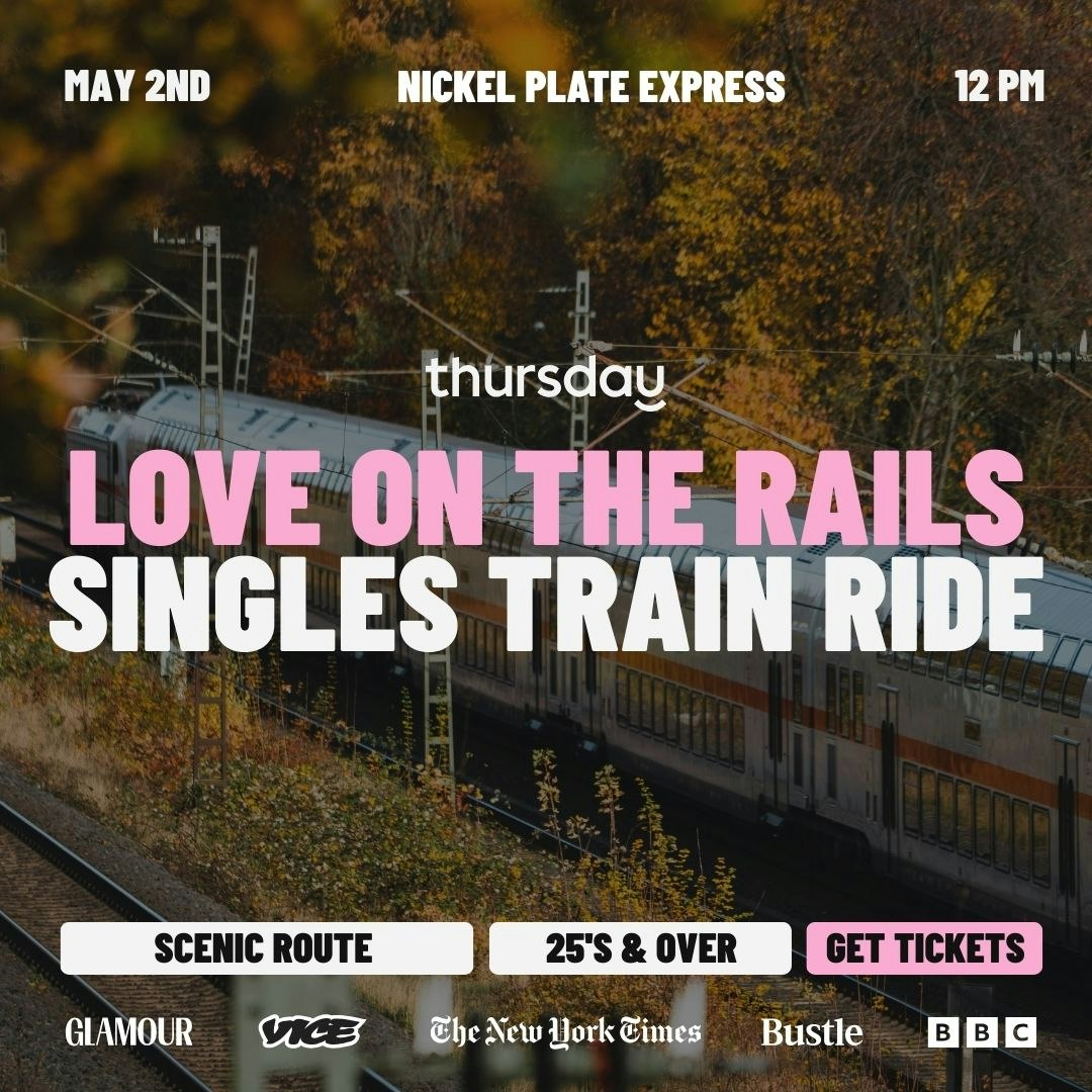 Saturday | Love on the Rails Singles Train Ride | Nickel Plate Express