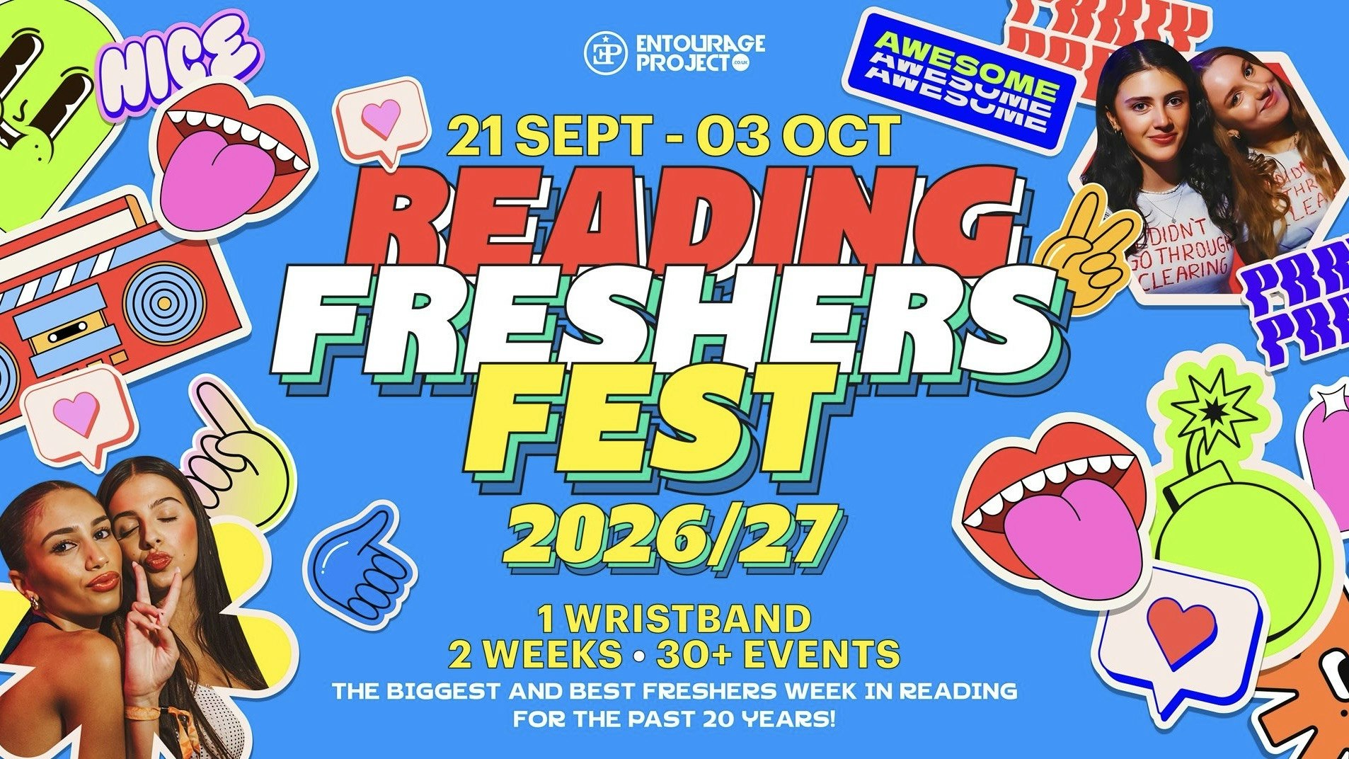 Reading Freshers Fest 26/27 – SIGN UP NOW🎪