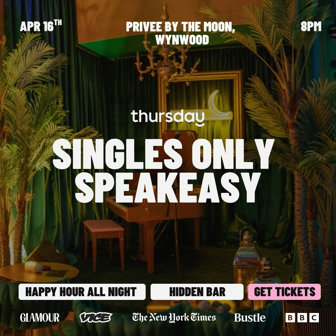 Thursday | Singles Only Speakeasy @ Privee by the Moon | Wynwood
