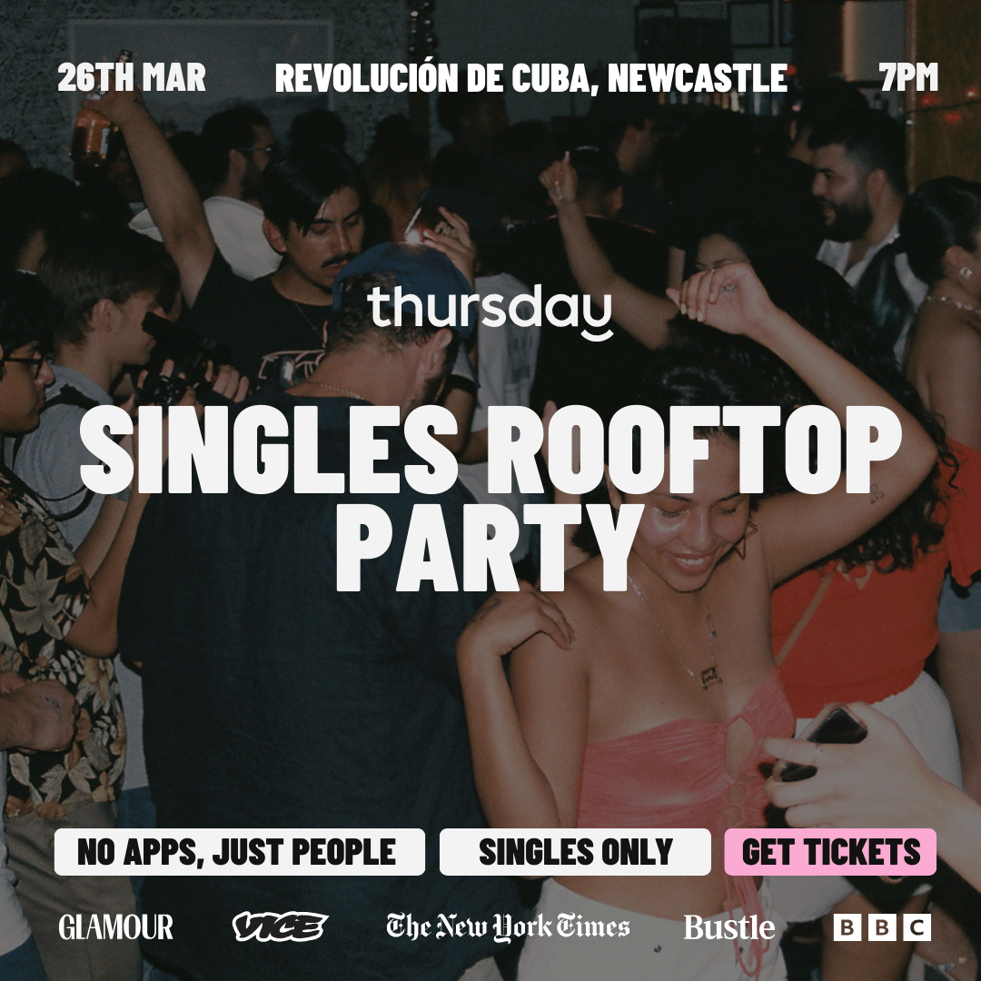 Thursday | Singles Rooftop Party | Newcastle