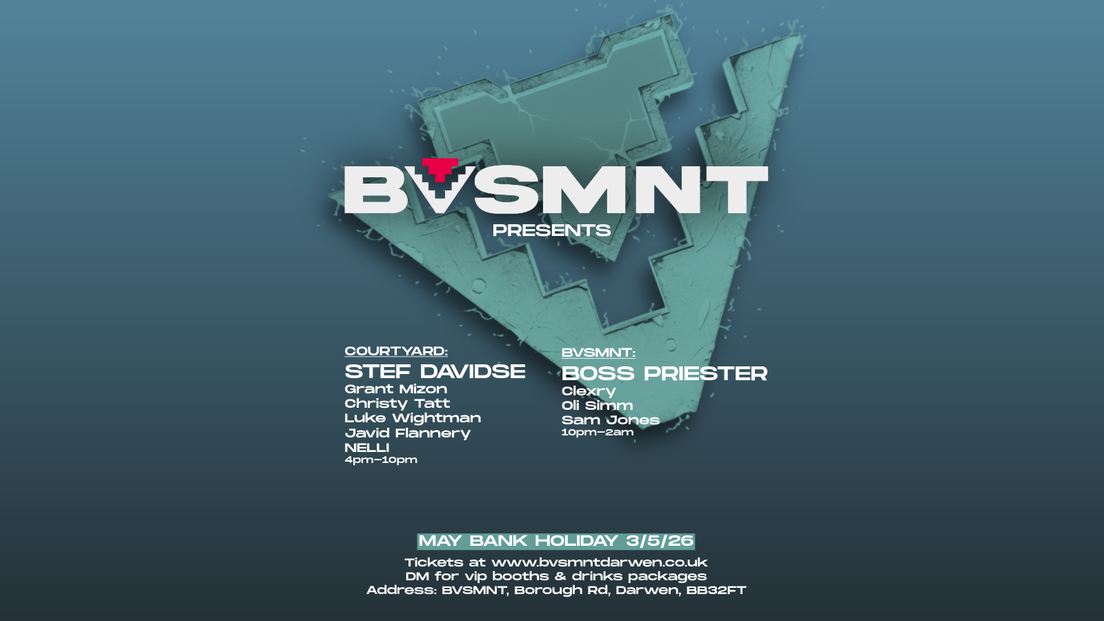 BVSMNT Presents: Boss Priester & Stef Davidse