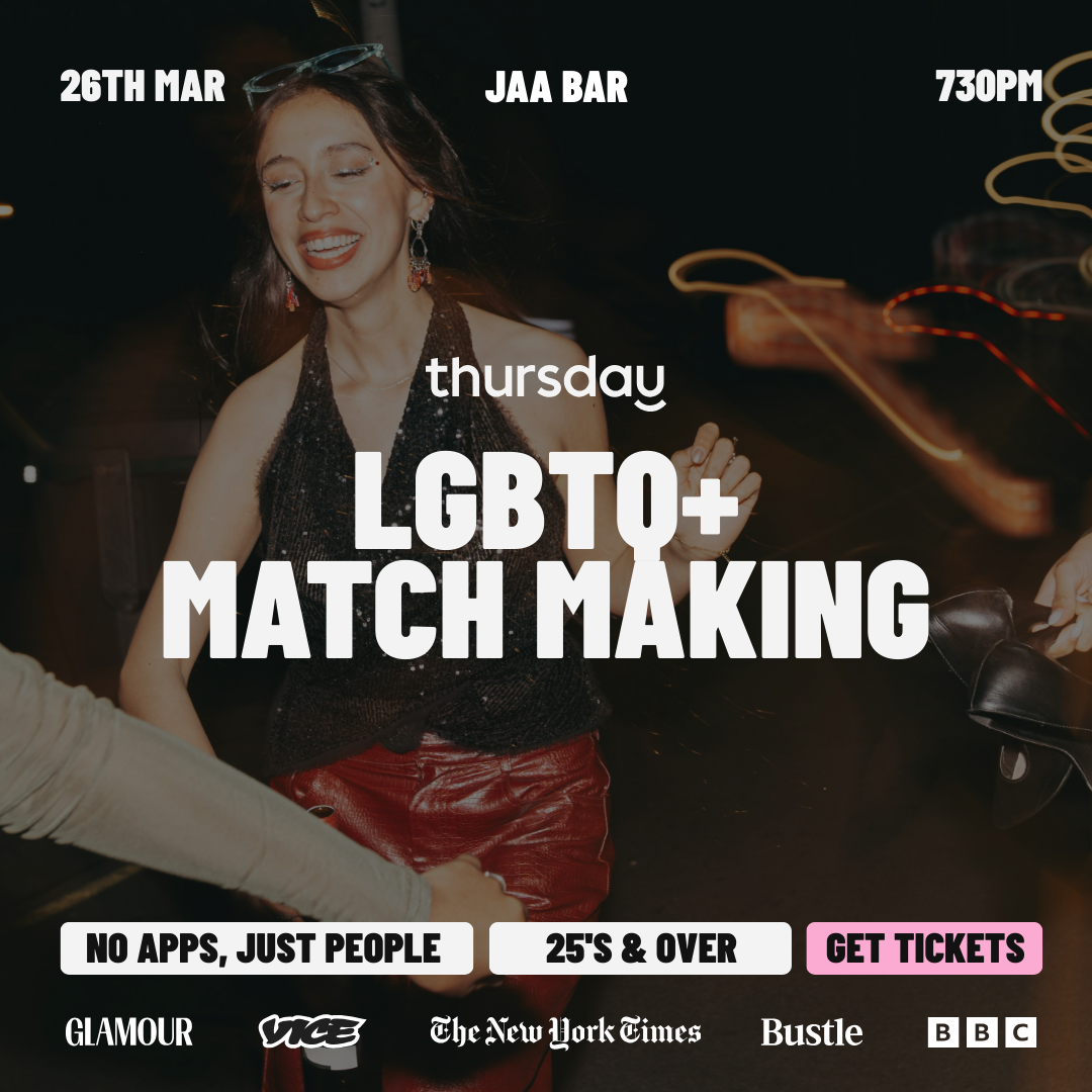 Thursday | Singles LGBTQ+ Pairing | Jaa Bar