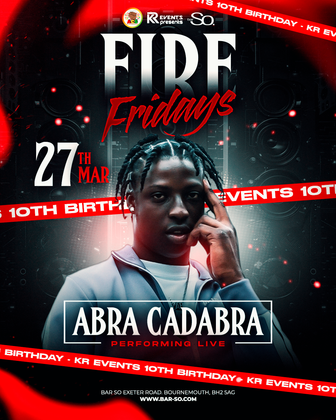 Fire Fridays @ Bar so 🔥 Abra Cadabra live 🎤