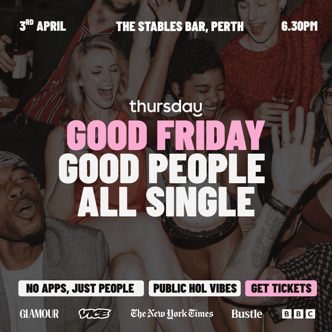 Friday | Good Friday Singles Party with Drink on Arrival @ The Stables |  Perth (All Ages)