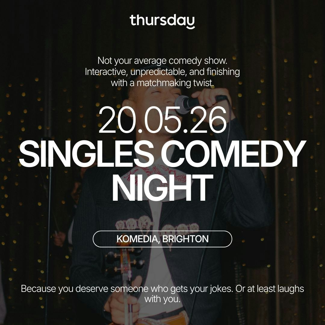 Wednesday | Singles Comedy Night | Komedia, Brighton