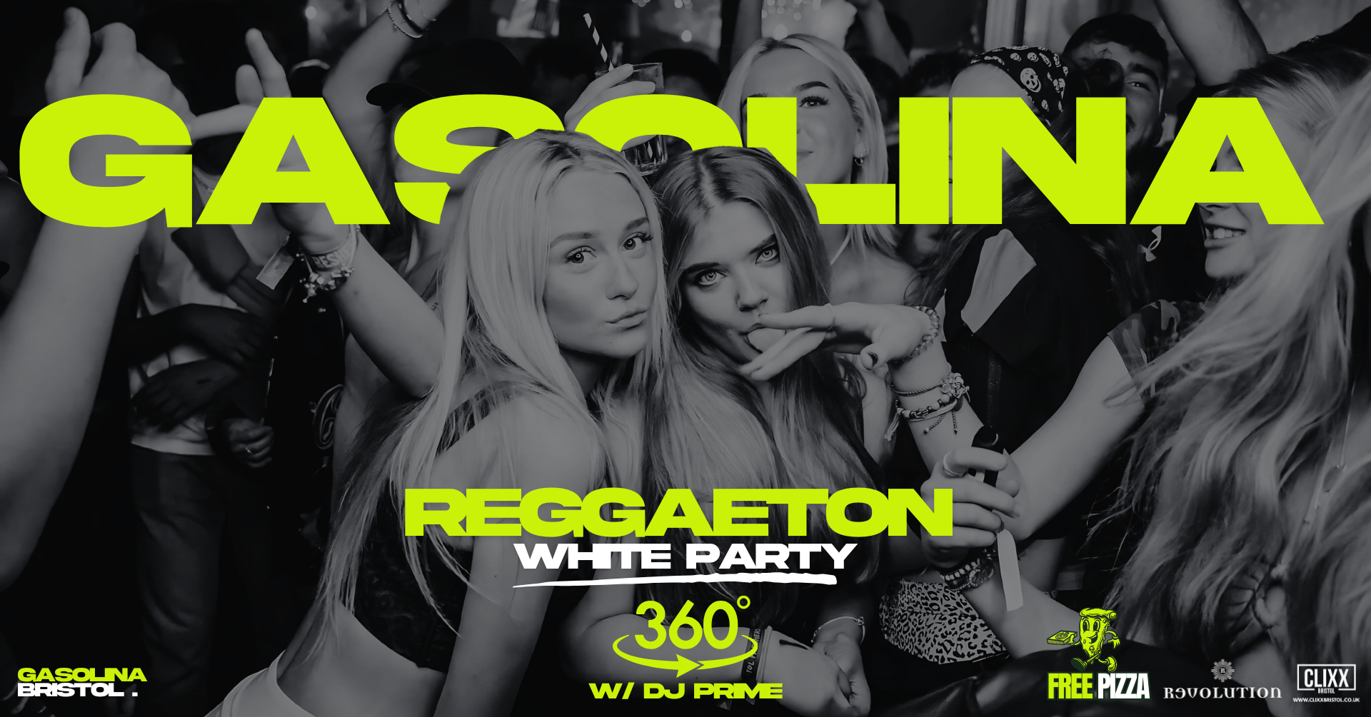 Gasolina Bristol 🔥 Reggaeton White Party w/ DJ Prime x 360
