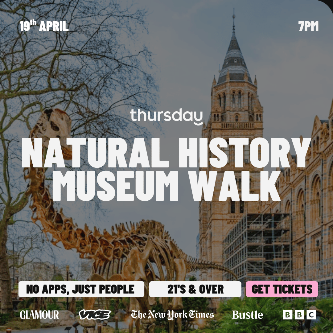 Sunday | Singles Museum Walk and Lunch! | Natural History Museum