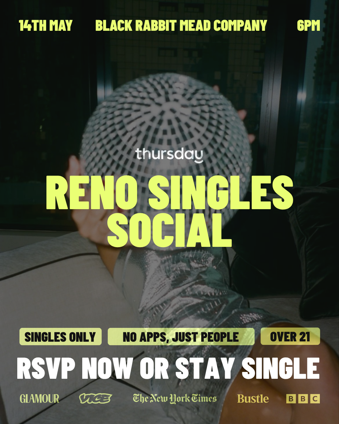 THURSDAY | RENO SINGLES SOCIAL | BLACK RABBIT MEAD COMPANY