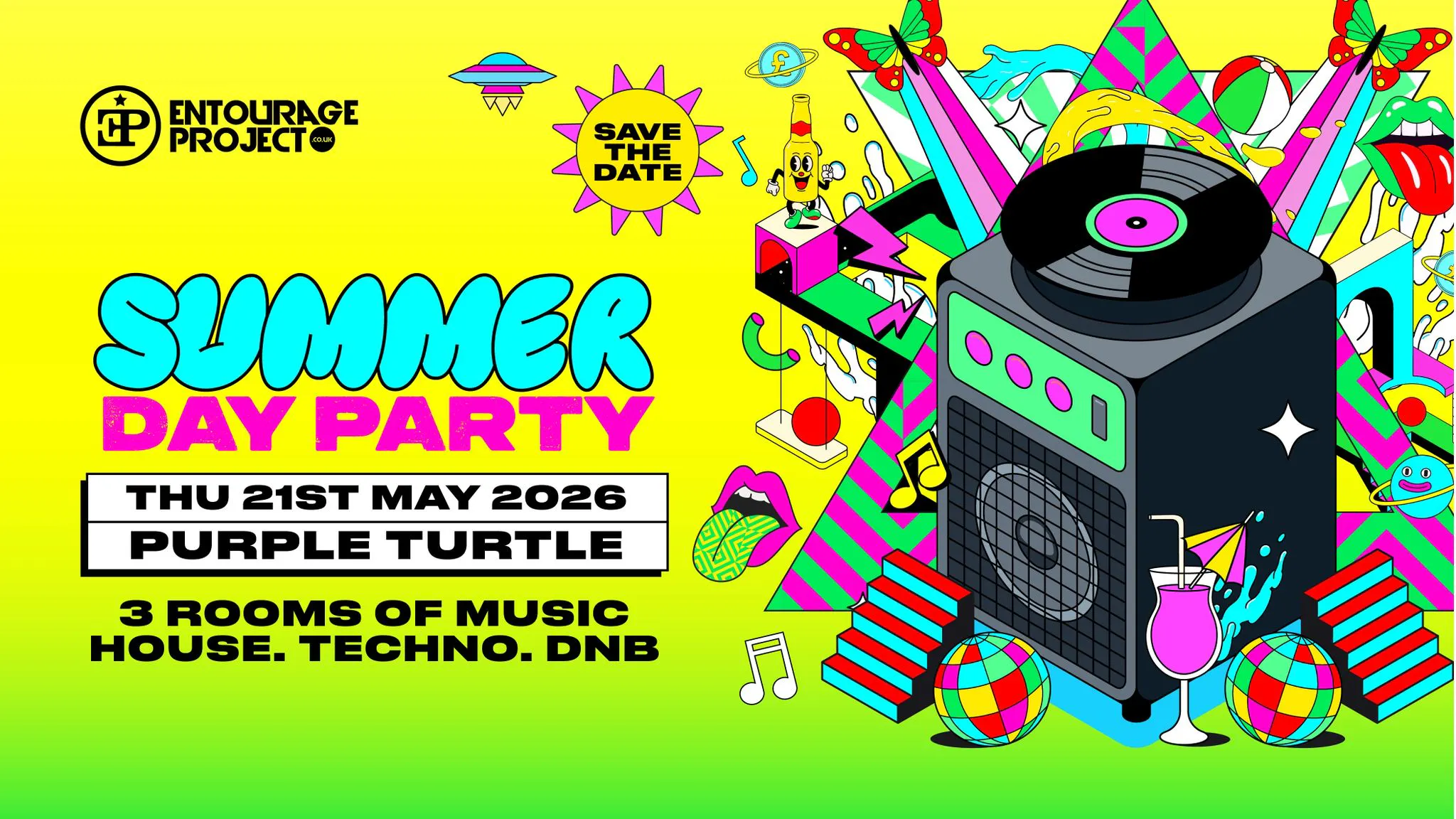 SUMMER DAY PARTY☀️⛱️ @ PURPLE TURTLE ft MASON COOPER🎧 at The