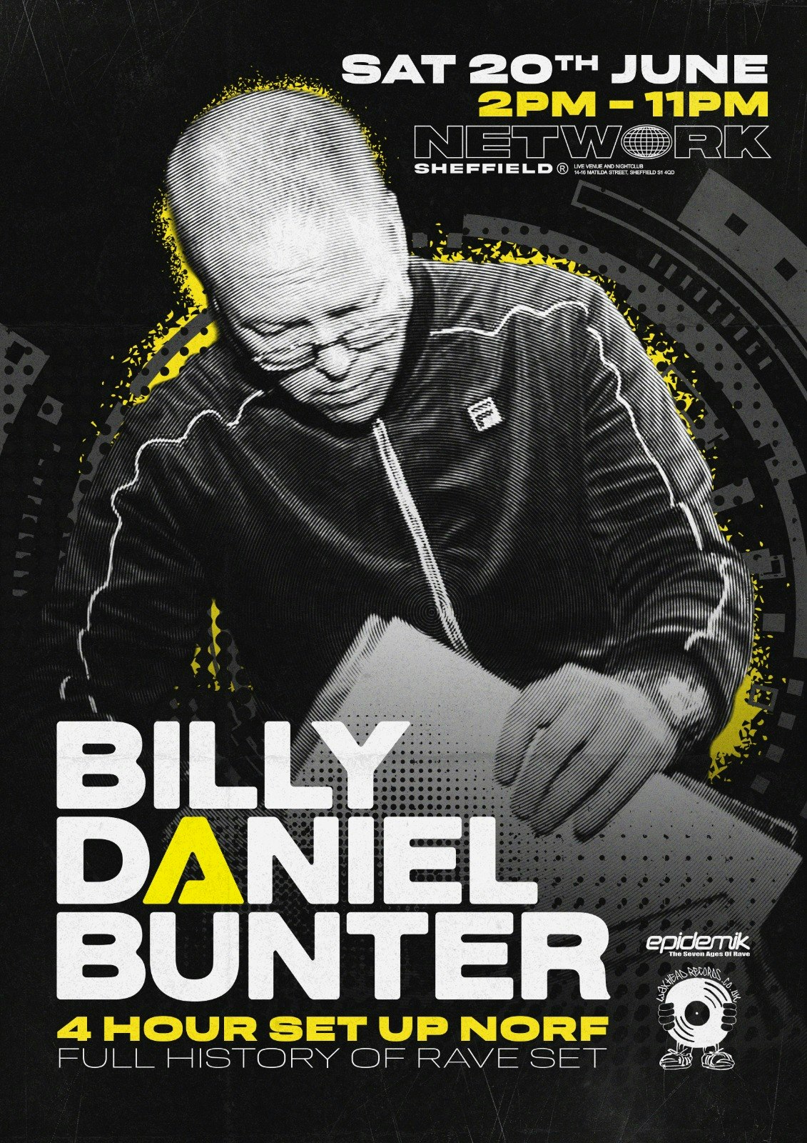 BILLY DANIEL BUNTER UP NORF