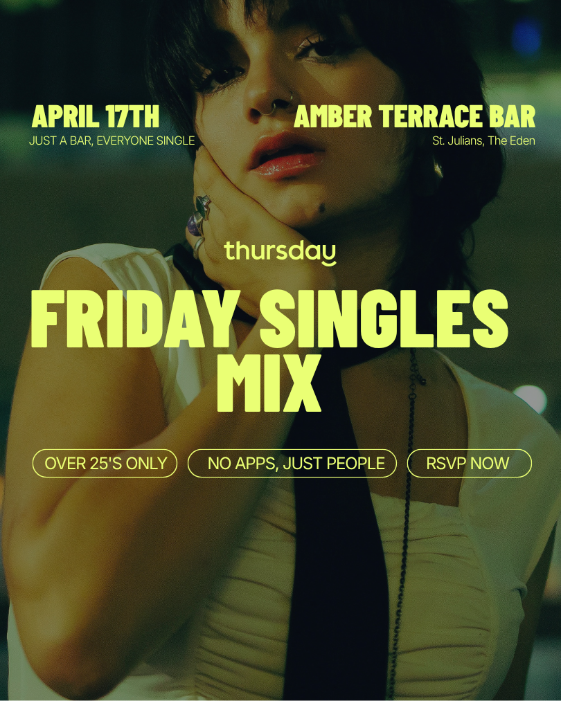 Friday | Friday funday Singles mix | Amber Bar at Eden | St Julians | Age range:  25 -45