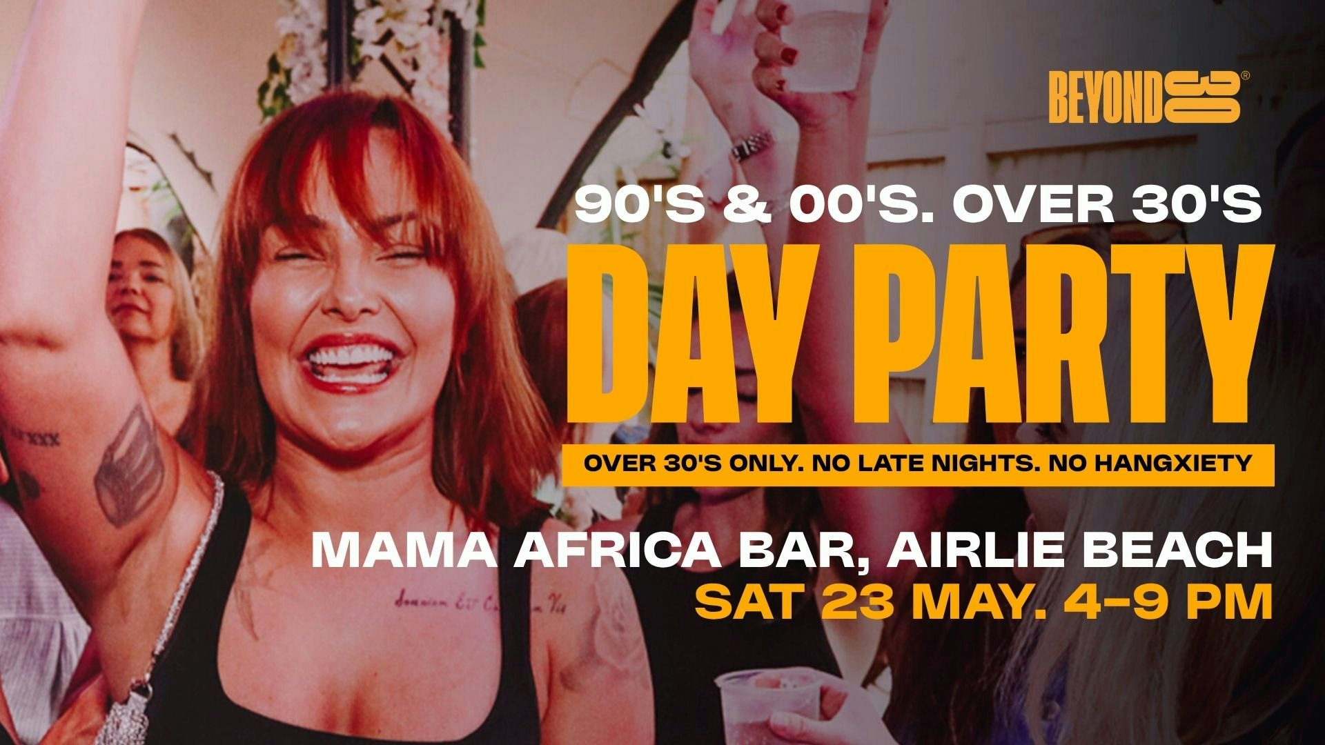 90s & 00s Over 30s Daytime Clubbing – AIRLIE BEACH🕺🏽