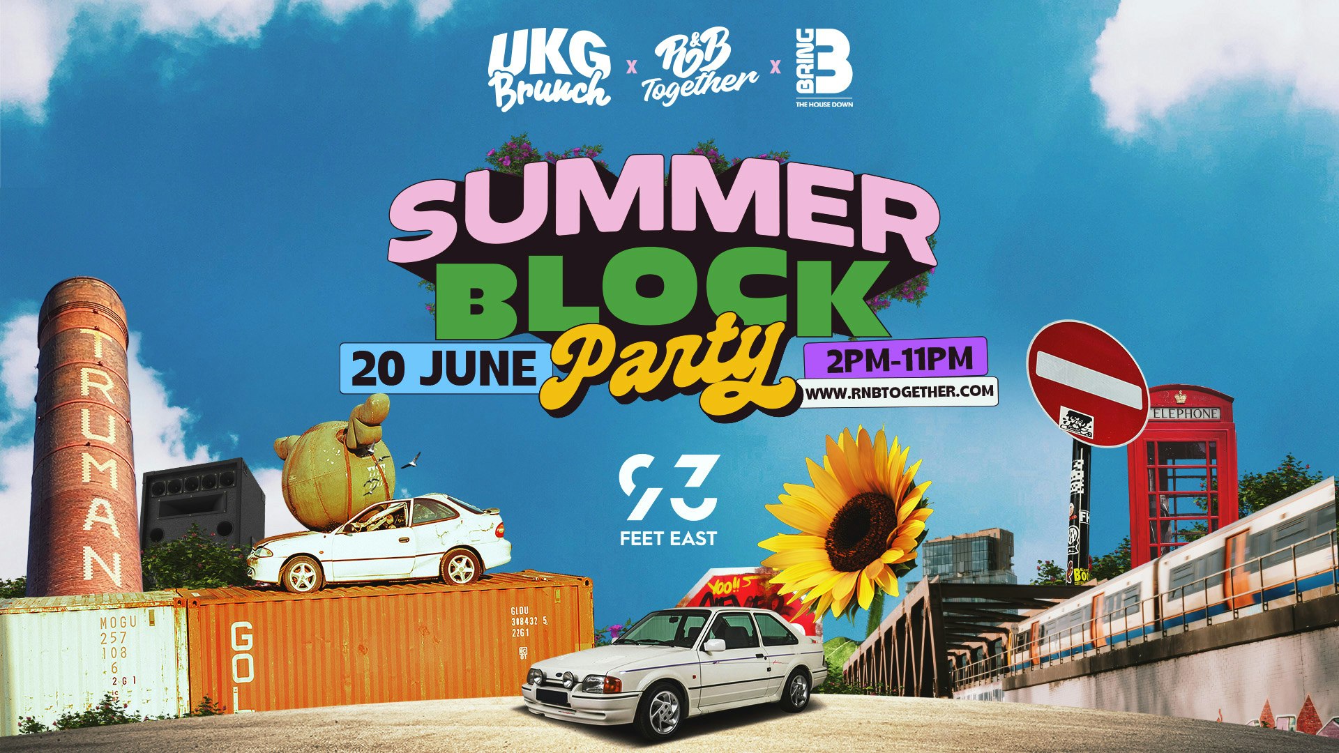 R&B Together x UKG Brunch x Bring the House Down – SUMMER BLOCK PARTY ☀️