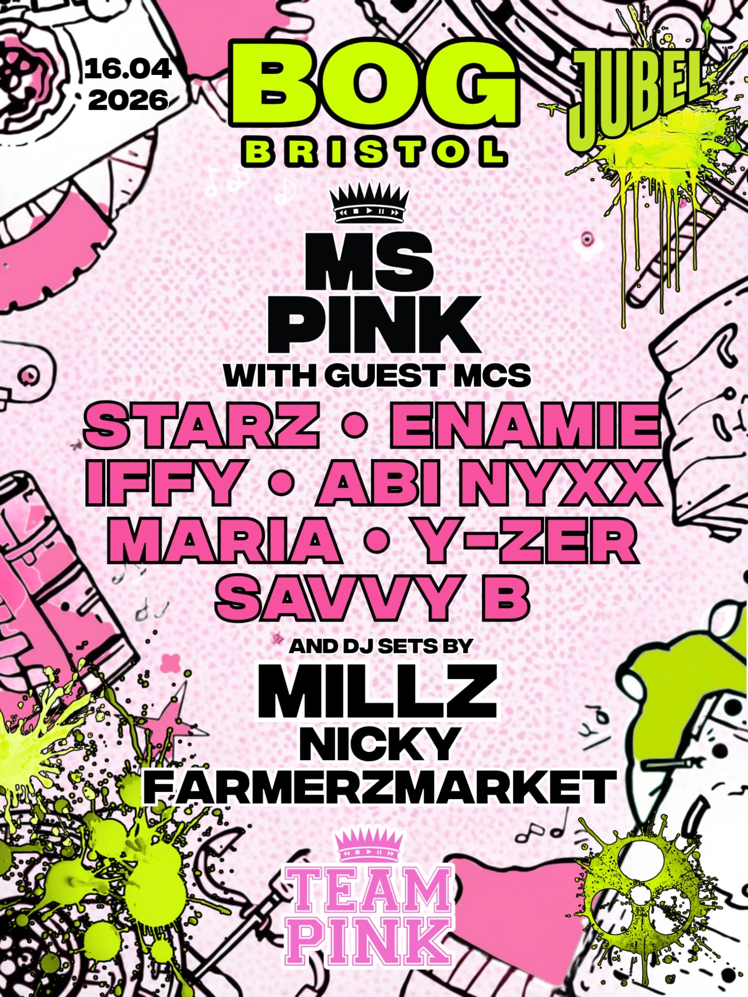 BOG Bristol x Team Pink