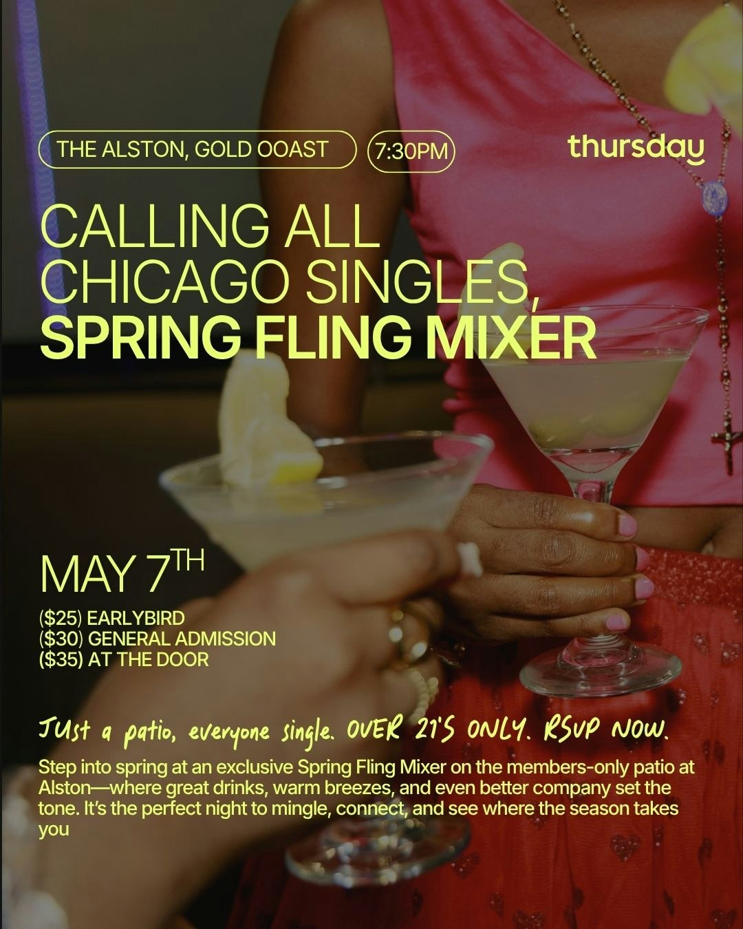 Thursday | SPRING FLING🌸 Singles Mixer | The Alston, Gold Coast
