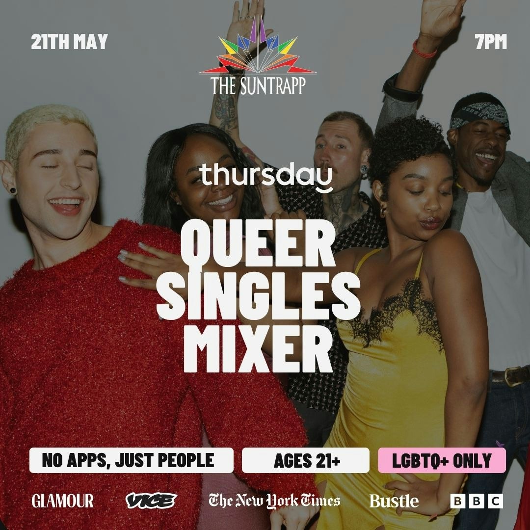 THURSDAY | QUEER SINGLES MIXER (21+) | THE SUNTRAPP