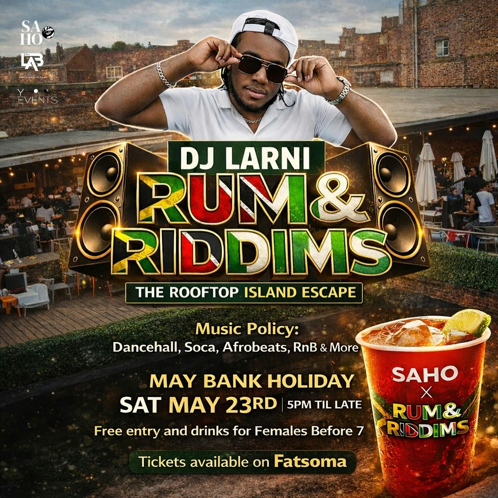 RUM & RIDDIMS – The Rooftop Island Escape