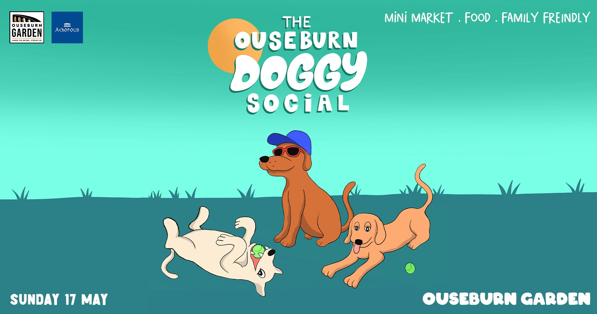 🐶 THE OUSEBURN DOGGY GARDEN SOCIAL RETURNS 🐶