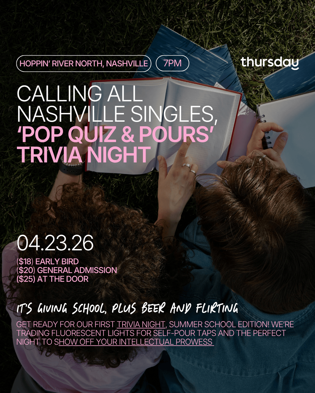 Thursday | Pop Quiz & Pours | Nashville