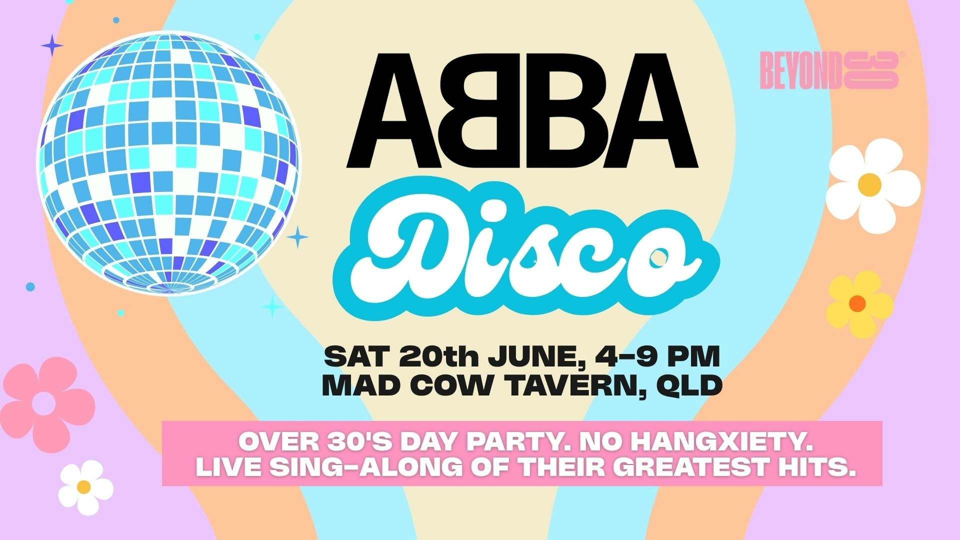 OVER 30s DAYTIME ABBA DISCO – TOWNSVILLE ⭐