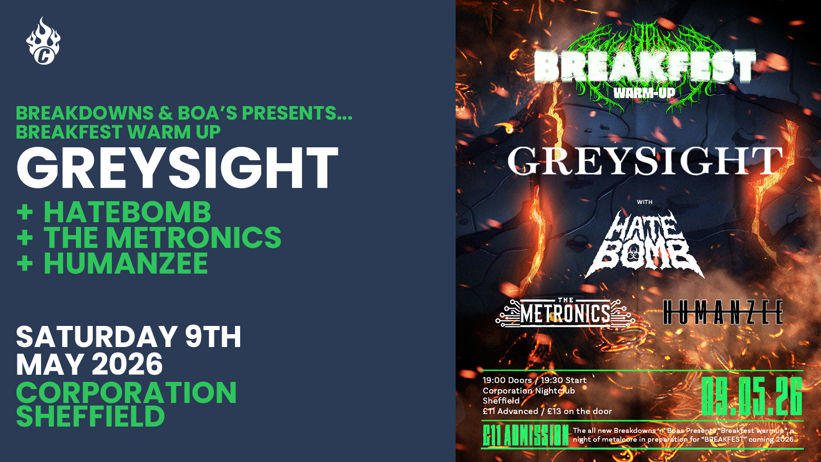 Breakdowns ‘N Boas Presents: Breakfast Warm Up