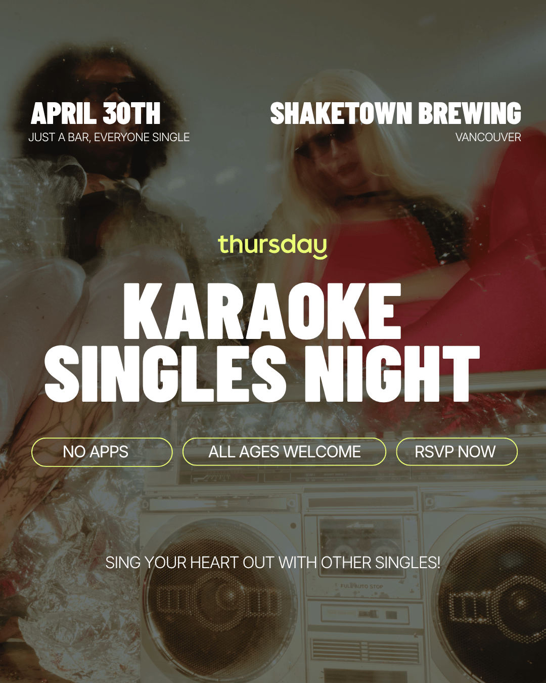 Thursday | Karaoke at Shaketown Brewing | Vancouver