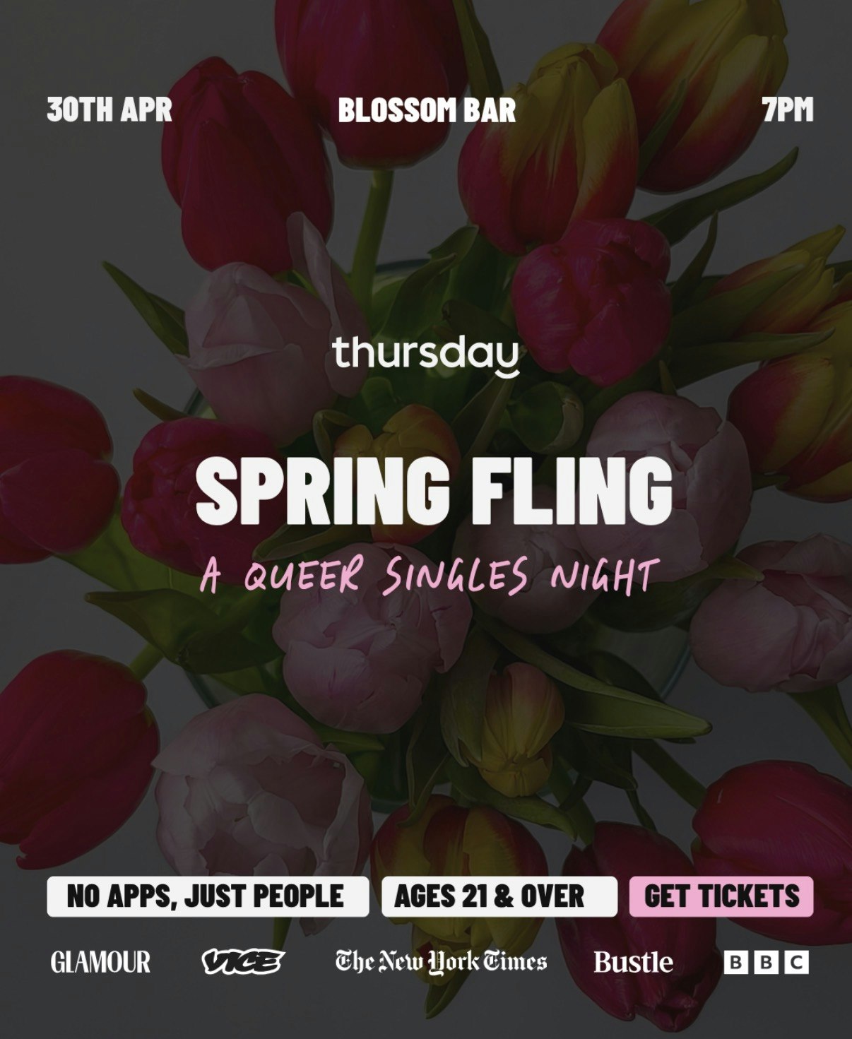 Thursday | Spring Fling at Blossom Bar: A Queer Singles Night | Columbus