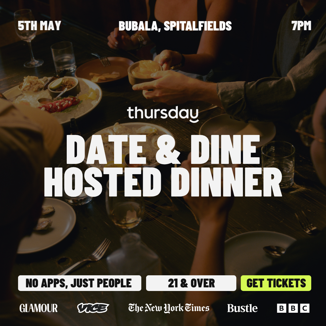 Tuesday | Hosted Dinner Party | Spitalfields