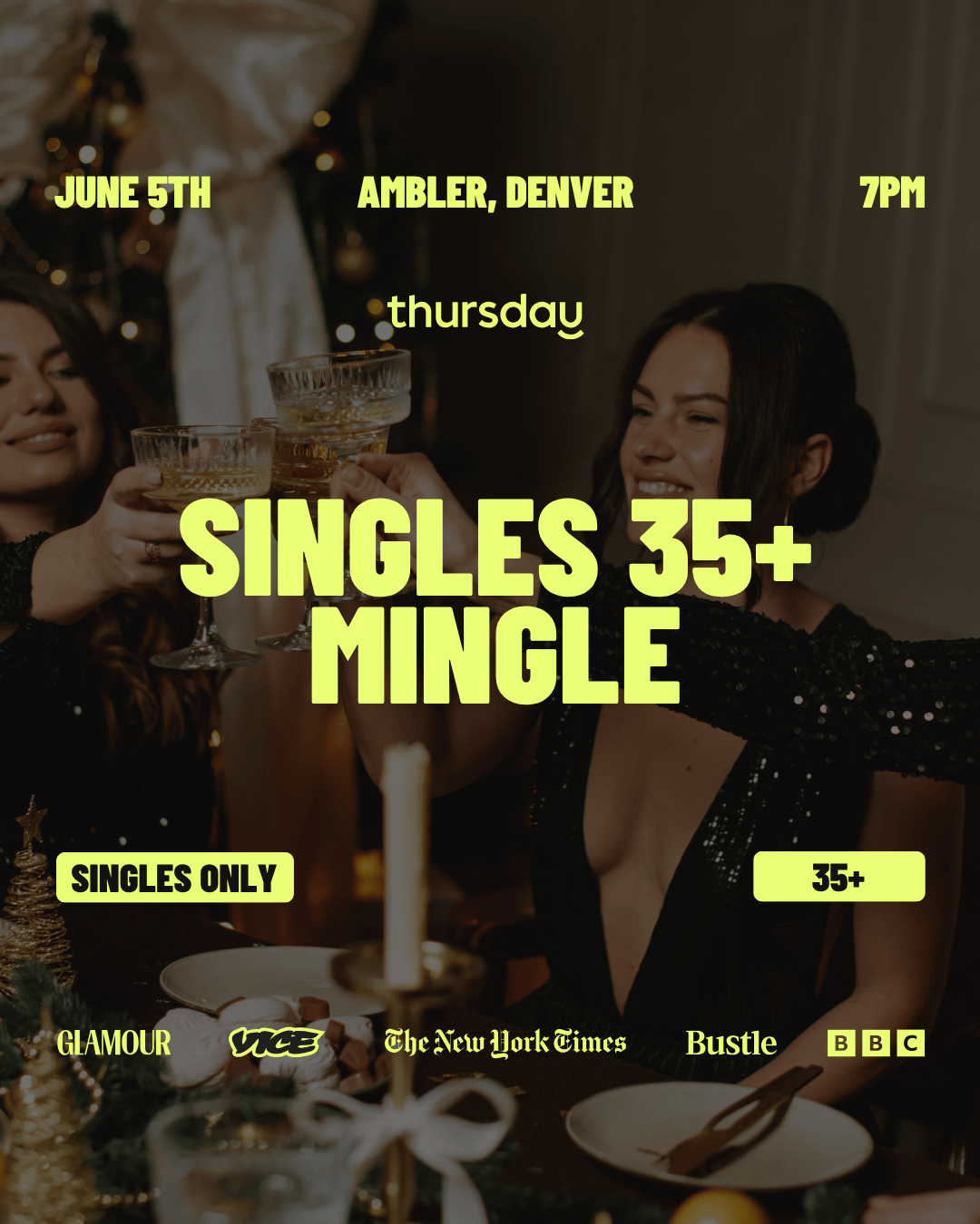 Friday | 35+ Singles Mingle | Union Station