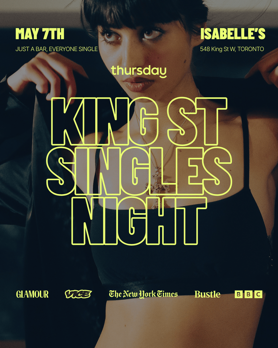 Thursday | Isabelle’s | Toronto