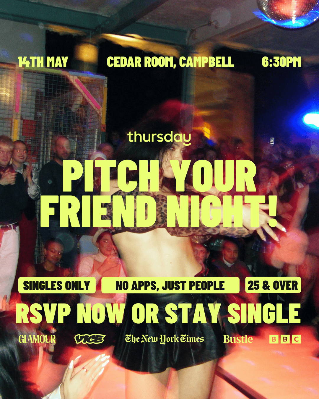 Thursday | Pitch Your Friend Night! (25+) | Campbell