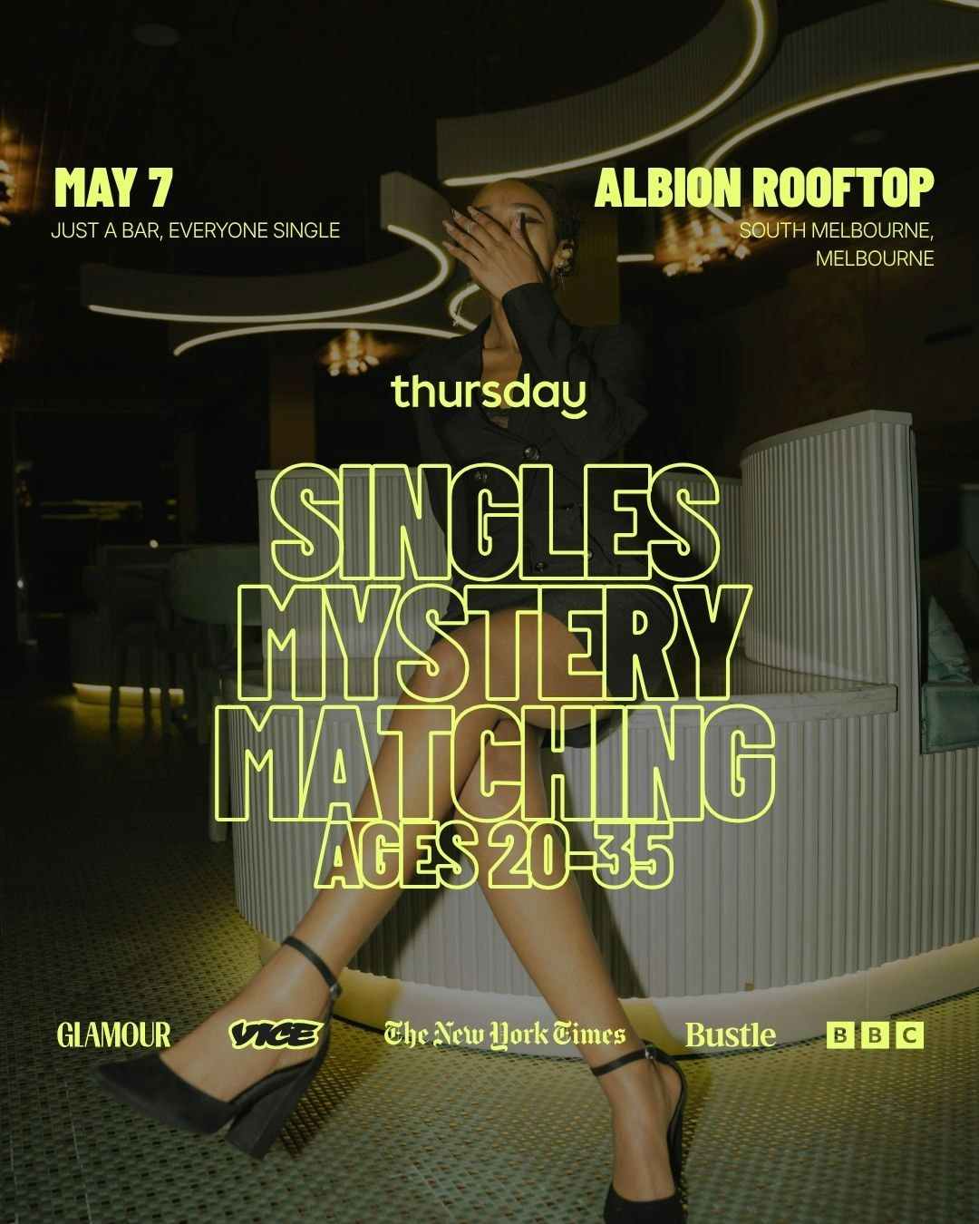 Thursday | Mystery Matching at the Albion (20-35) | South Melbourne