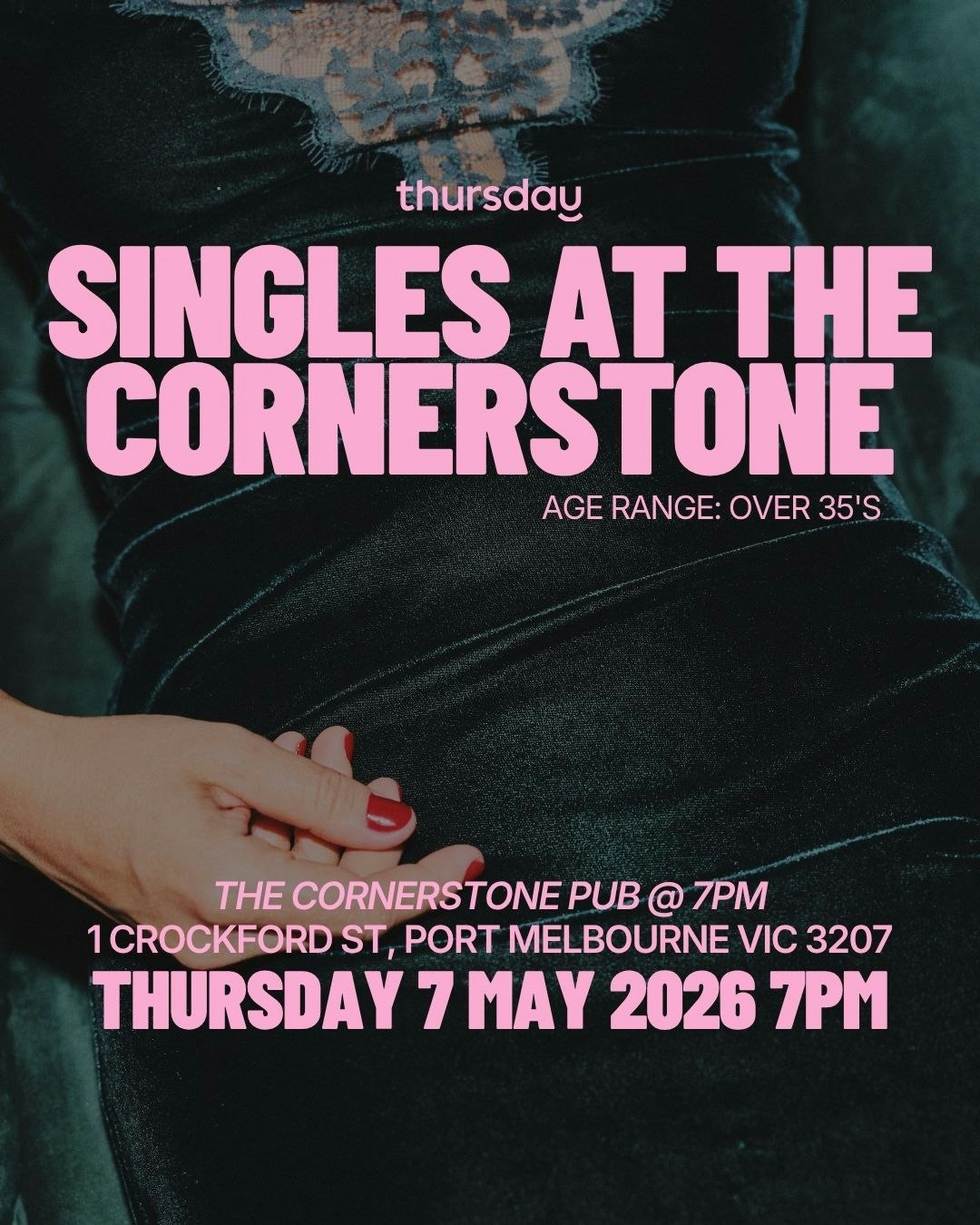 Thursday | Over 35’s at Cornerstone | Port Melbourne