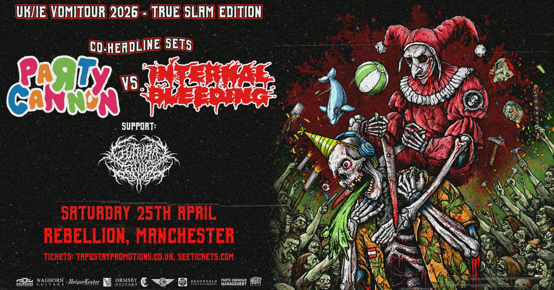 Party Cannon + Internal Bleeding