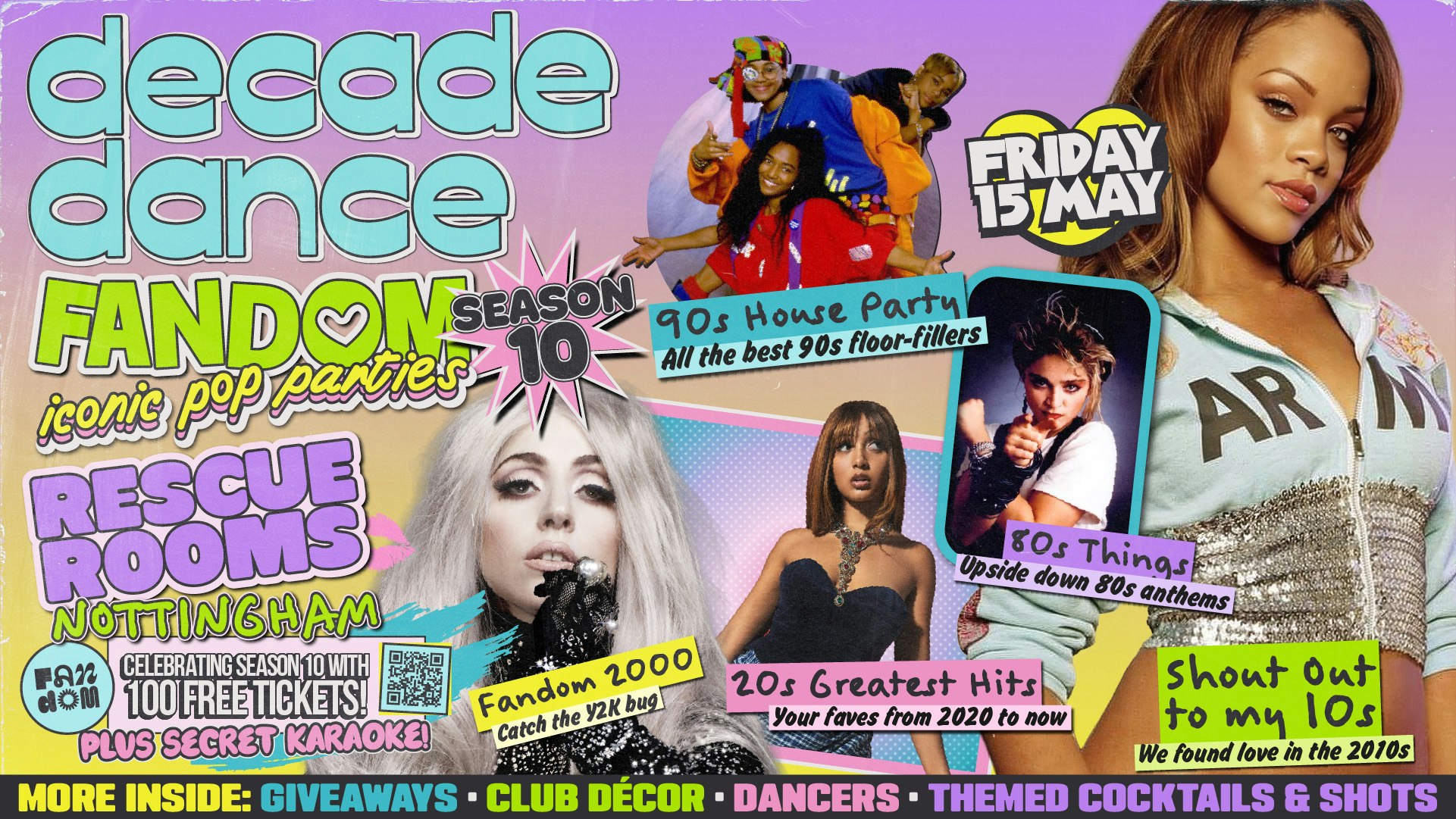 Fandom ⏰ Decade Dance ✨ From 80s Things to 20s Greatest Hits + more!