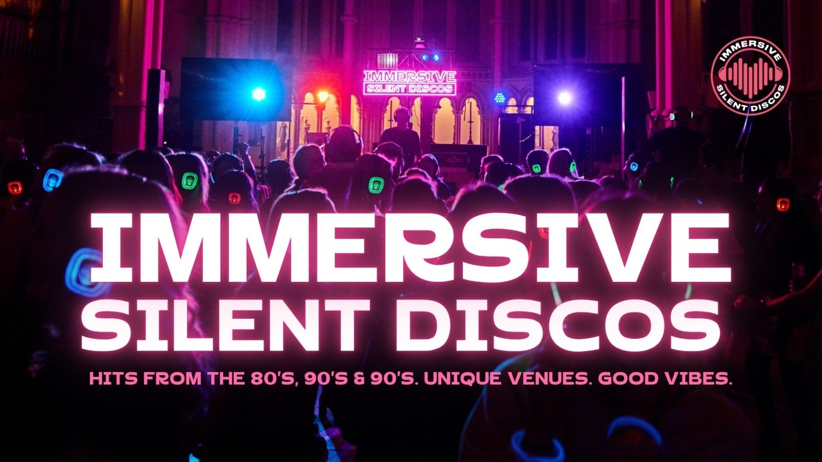 🎧 80s, 90s & 00s Silent Disco @ St Mary’s Church, Andover