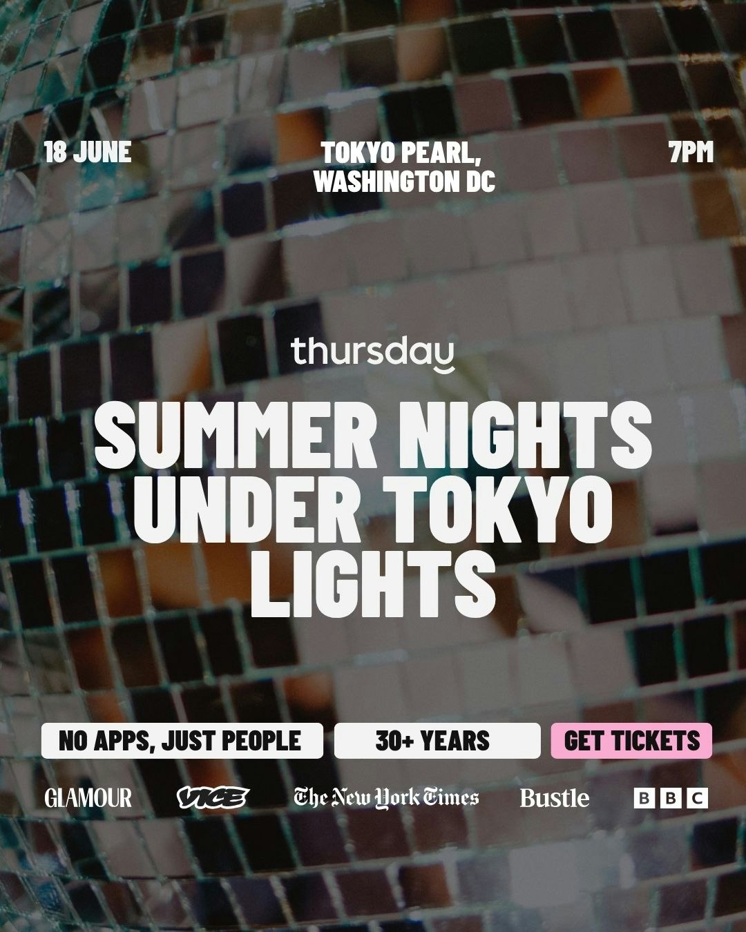 Thursday | Summer Nights (30+) | Washington DC