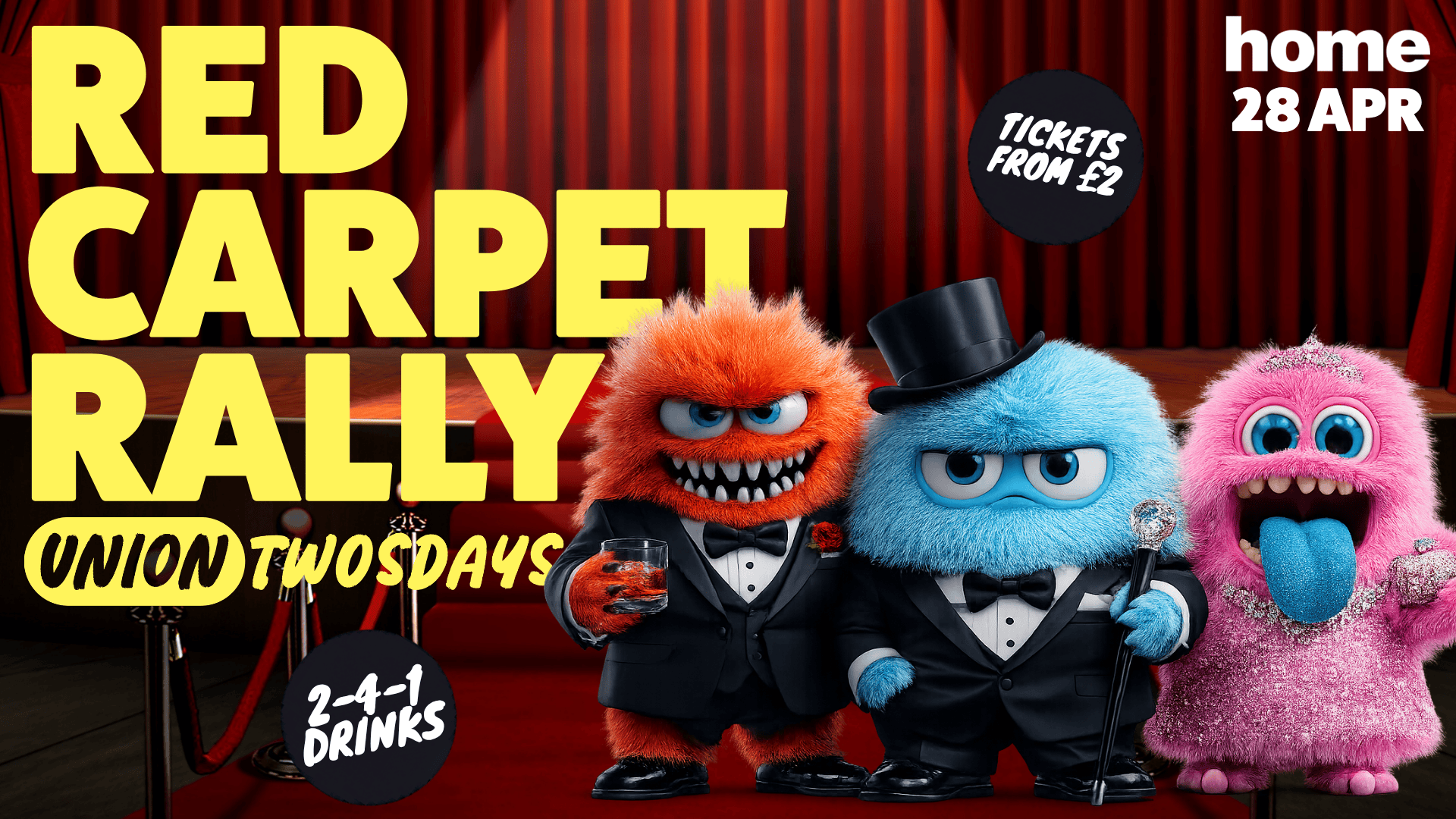 Union Twosdays Presents: Red Carpet Rally 🥂