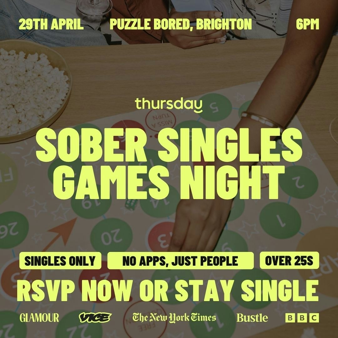 Wednesday | Sober Singles Games Night | Puzzle Bored