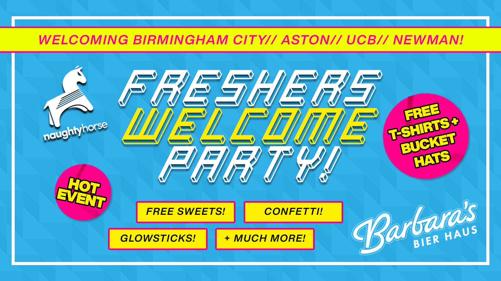 Official Birmingham Freshers Welcome Party