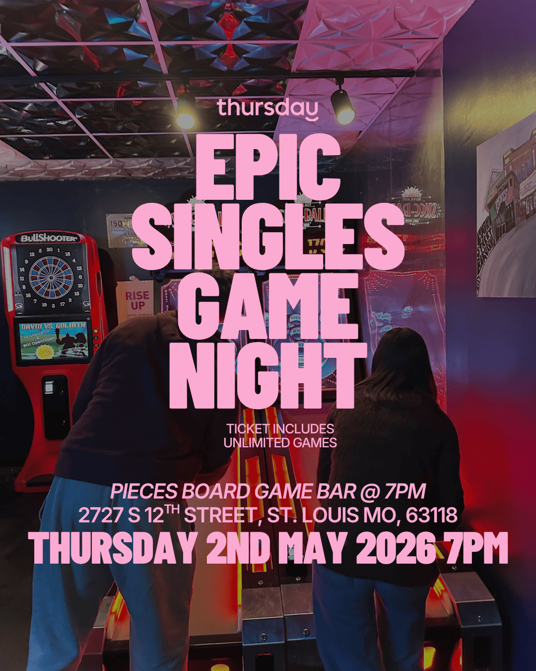 Thursday | Epic Singles Game Night | St. Louis