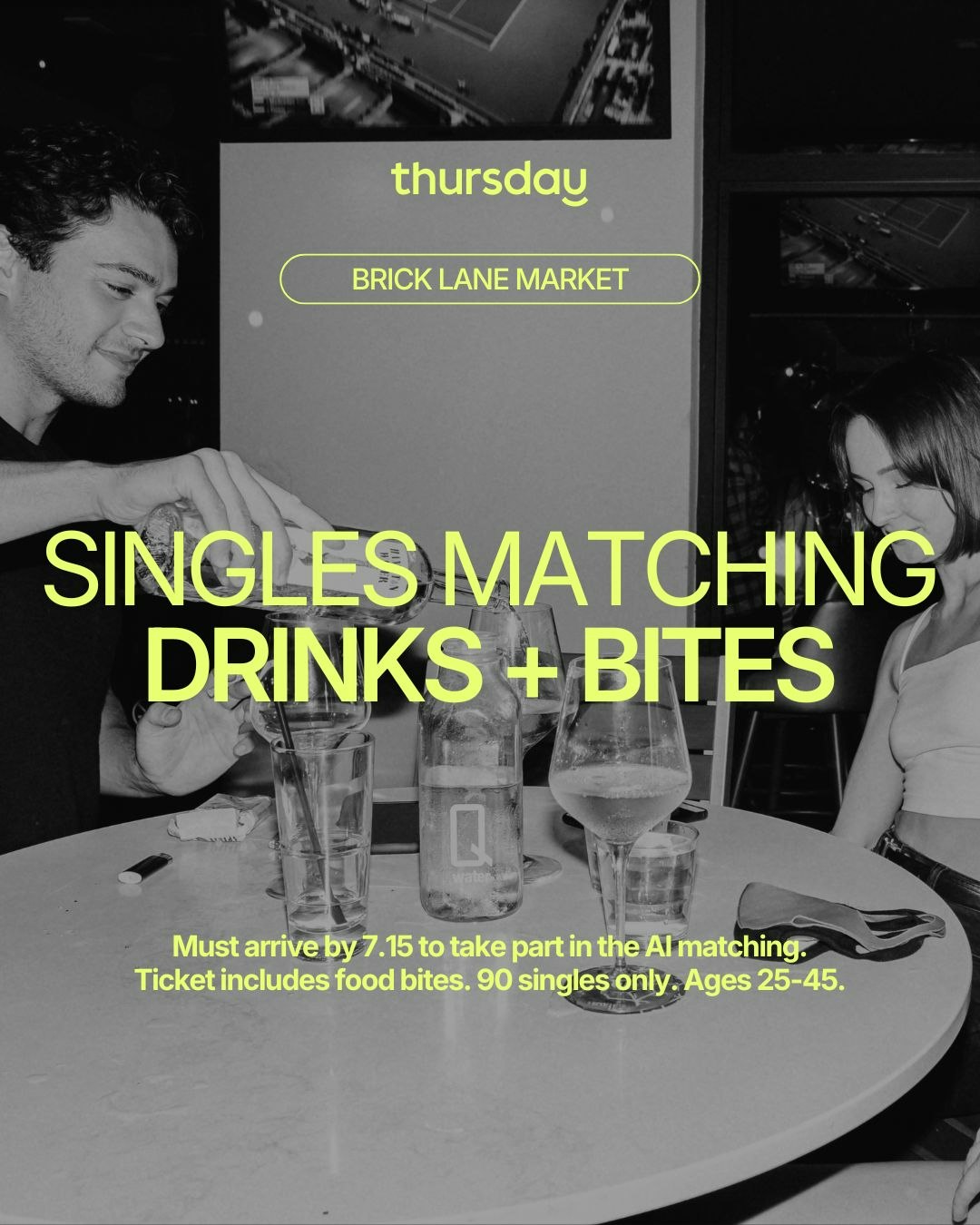Tuesday | Matching Big Group Drinks & Bites (25 – 45) | Melbourne CBD
